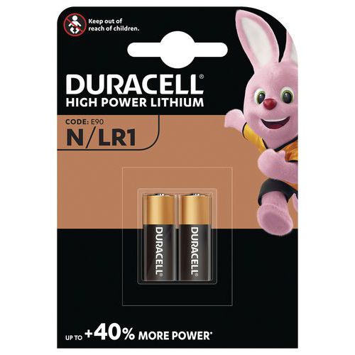 Alkalisk batteri N LR1 - Pakning à 2 - Duracell