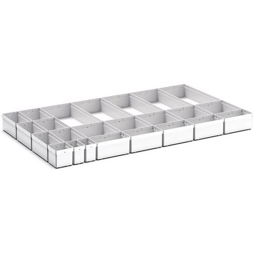 Oppbevaringsbokser for Cubio EKK06100 skuff, 24 rom – Bott