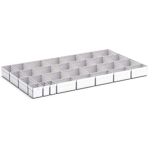 Oppbevaringsbokser for Cubio EKK06100 skuff, 29 rom – Bott