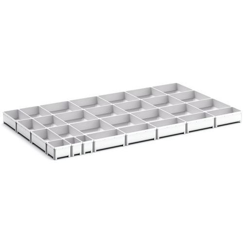 Oppbevaringsbokser for skuff Cubio EKK0675, 29 rom – Bott