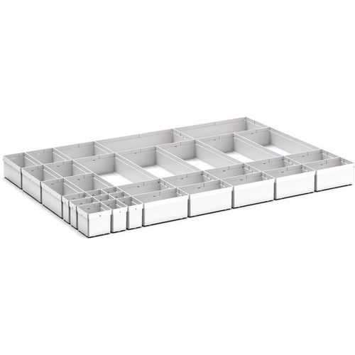 Oppbevaringshyller for Cubio EKK07100 skuff, 33 rom – Bott
