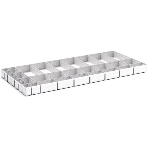 Oppbevaringshyller for Cubio EKK36100 skuff, 32 rom – Bott