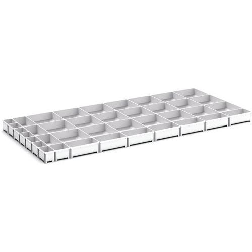 Oppbevaringsbokser for skuff Cubio EKK3675, 39 rom – Bott