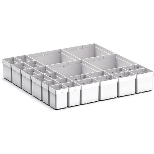 Oppbevaringshyller for Cubio EKK5100 skuff, 24 rom – Bott