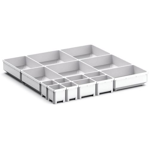 Oppbevaringshyller for Cubio EKK575 skuff, 15 rom – Bott