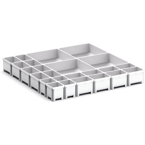 Oppbevaringshyller for Cubio EKK575 skuff, 24 rom – Bott