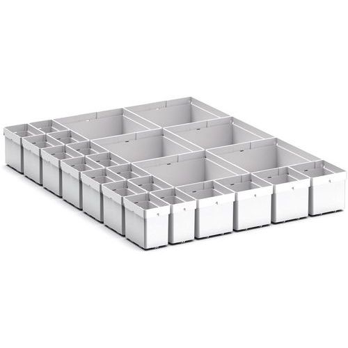 Oppbevaringshyller for Cubio EKK6100 skuff, 24 rom – Bott