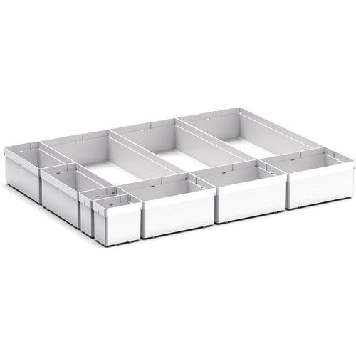 Oppbevaringsbokser for Cubio EKK-65100 skuff, 10 rom – Bott