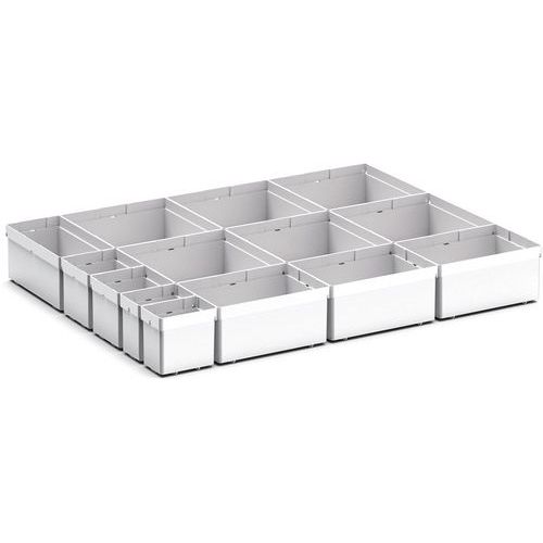 Oppbevaringsbokser for Cubio EKK-65100 skuff, 14 rom – Bott