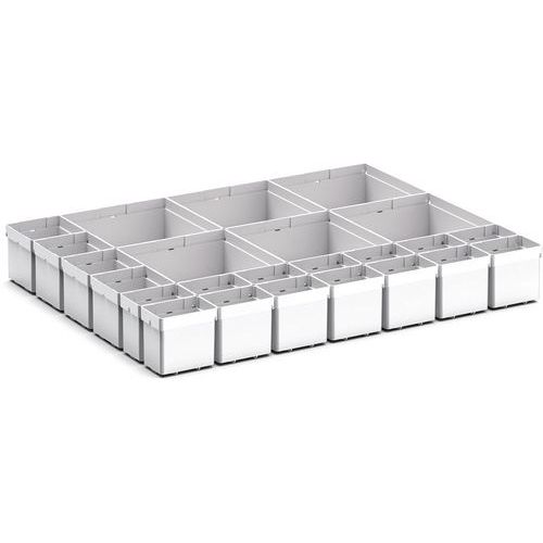 Oppbevaringshyller for Cubio EKK-65100 skuff, 24 rom – Bott