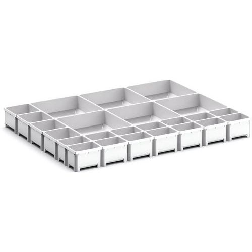 Oppbevaringsbokser for skuff Cubio EKK-6575, 24 rom – Bott
