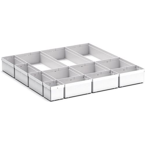 Oppbevaringshyller for Cubio EKK-66100 skuff, 13 rom – Bott