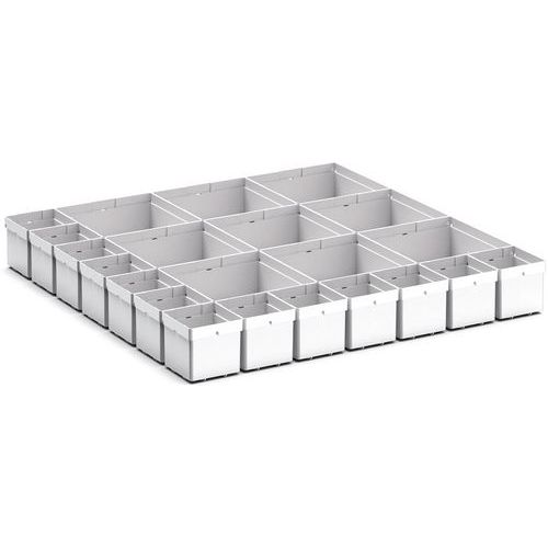 Oppbevaringsbokser for Cubio EKK-66100 skuff, 22 rom – Bott