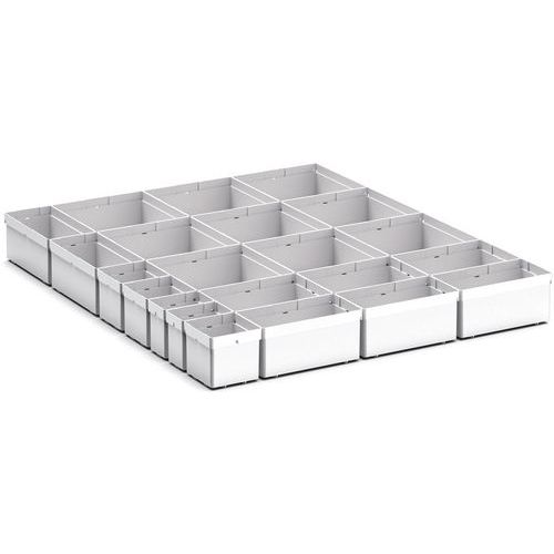 Oppbevaringshyller for Cubio EKK-67100 skuff, 22 rom – Bott