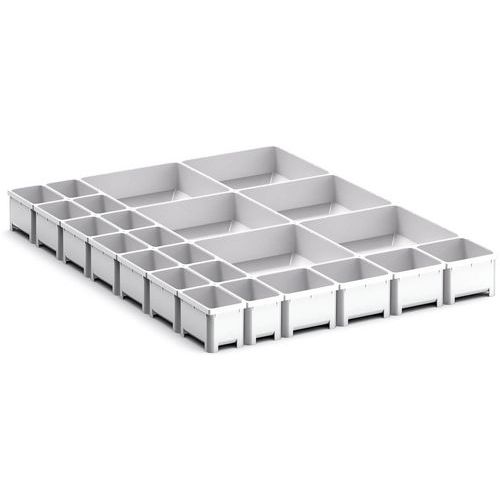 Oppbevaringshyller for Cubio EKK675 skuff, 24 rom – Bott