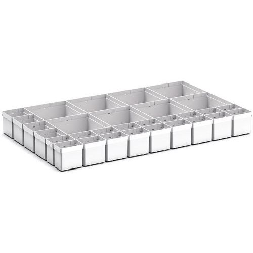 Oppbevaringsbokser for Cubio EKK-85100 skuff, 30 rom – Bott
