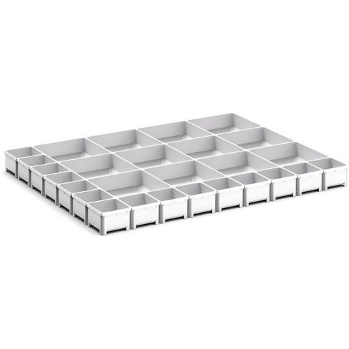 Oppbevaringsbokser for skuff Cubio EKK-8675, 27 rom – Bott