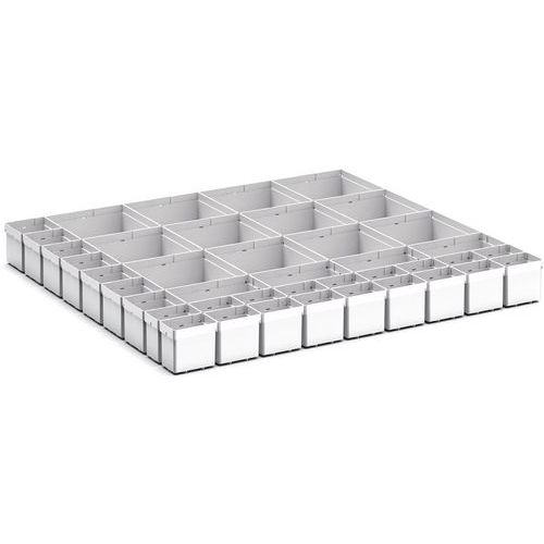 Oppbevaringsbokser for Cubio EKK-87100 skuff, 41 rom – Bott