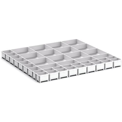 Oppbevaringsbokser for skuff Cubio EKK-8775, 41 rom – Bott