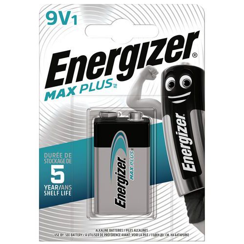 Max Plus 9 V FSB1 alkalisk batteri - Energizer
