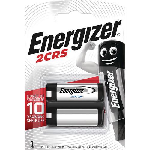 Litiumbatteri for elektroniske apparater og klokker - 2CR5 - Energizer