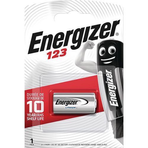 Litiumbatteri for elektroniske apparater - 123 - Energizer