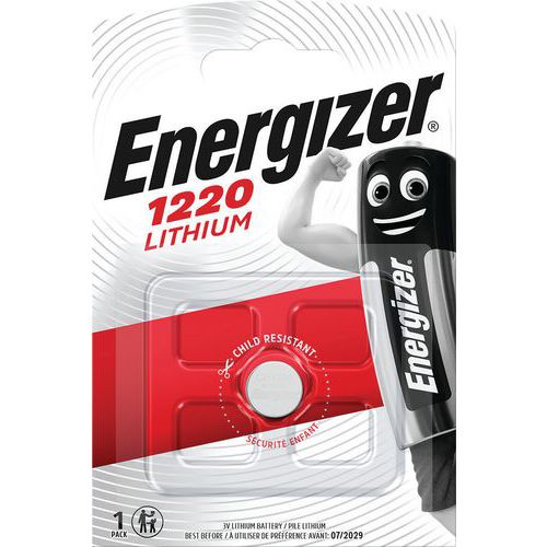 Multifunksjons litiumbatteri for kalkulatorer, klokker osv. - CR1220 - Energizer