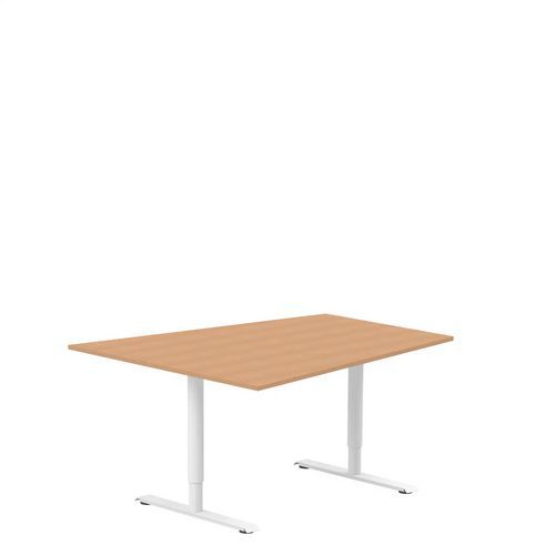 Konferansebord 1400x1200x800 med rundt T-stativ