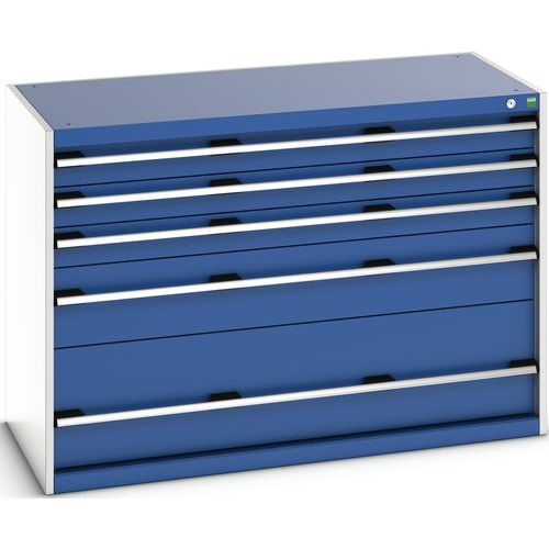 Skap med skuffer SL-1369-5.2 med 5 skuffer for tung last – Bott