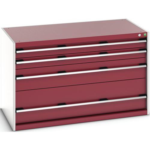 Skuffeskap SL-1378-4.2 med 4 skuffer for tung last - Bott