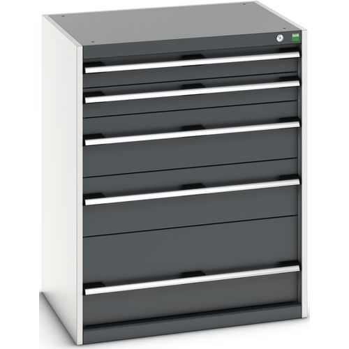 Skap med skuffer Cubio – 1000x800x650 mm – Bott