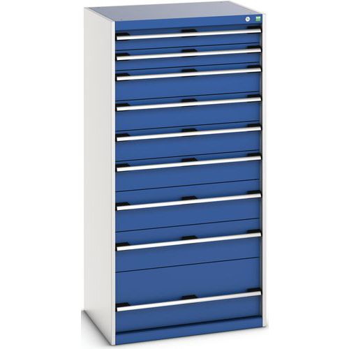 Skap med 11 skuffer SL-8616-11.2 for tung last – Bott