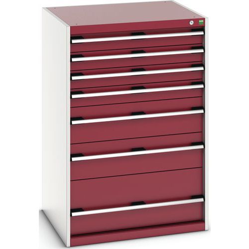 Skap med skuffer SL-8712-7.2 med 7 skuffer for tung last – Bott