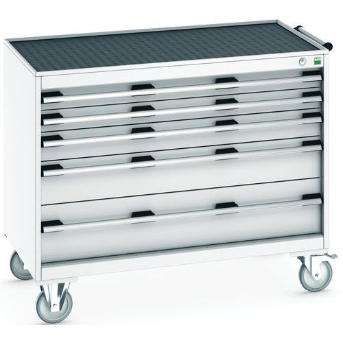 Mobilt skuffeskap Cubio SLR-1067-5.3 - Bott