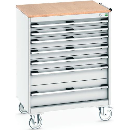 Mobilt skuffeskap Cubio SLR-869-7.1 - Bott