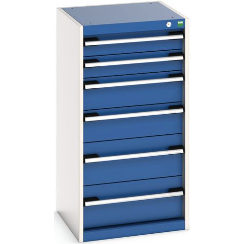 Verkstedskap med skuffer Cubio SL-5510-6 – Bott