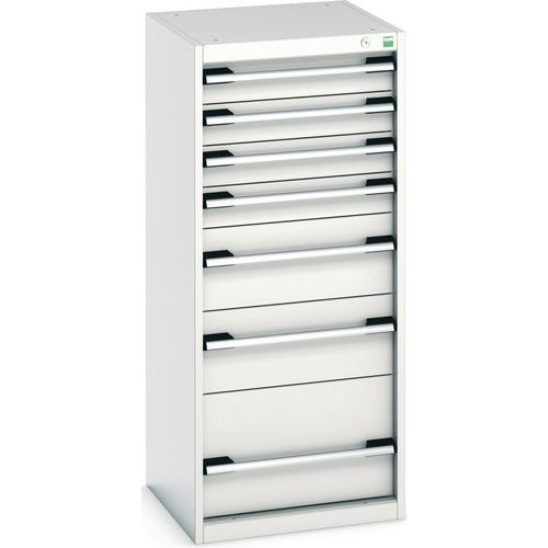 Verkstedskap med skuffer Cubio SL-5512-7 – Bott