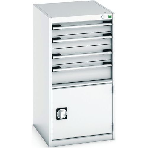 Verkstedskap med skuffer Cubio SL-5610-4 – Bott