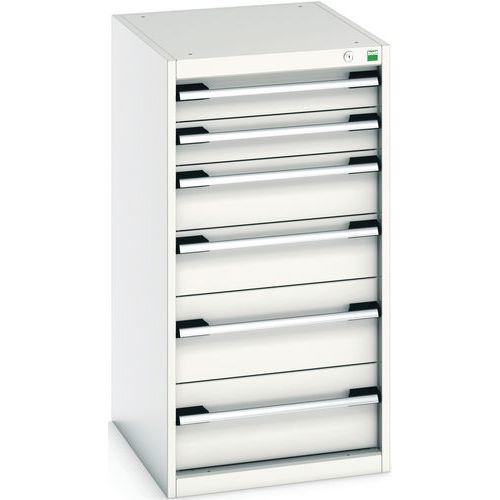 Verkstedskap med skuffer Cubio SL-5610-6.1 – Bott