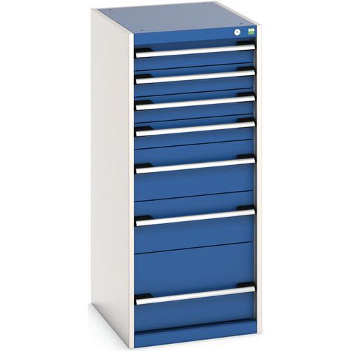 Verkstedskap med skuffer Cubio SL-5612-7.1 – Bott