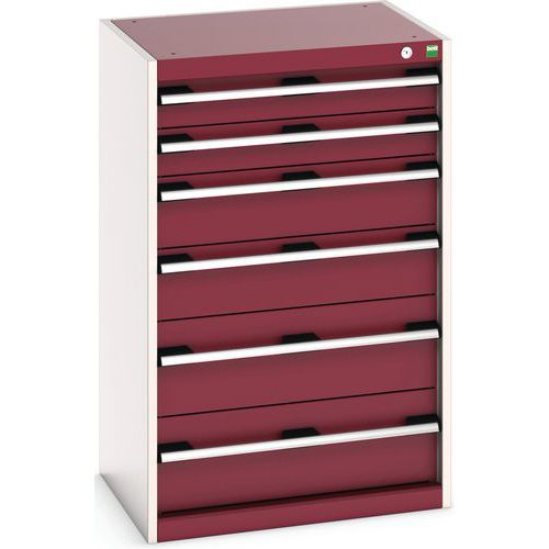 Verkstedskap med skuffer Cubio SL-6510-6.1 – Bott