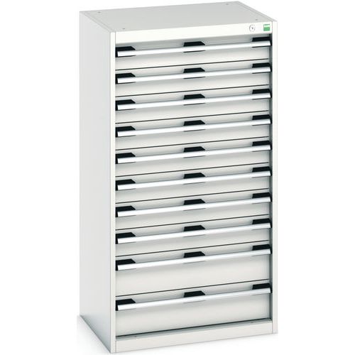Verkstedskap med skuffer Cubio SL-6512-10.1 – Bott