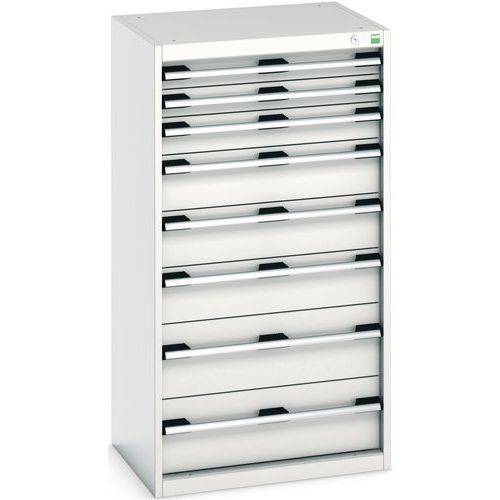 Verkstedskap med skuffer Cubio SL-6512-8.1 – Bott