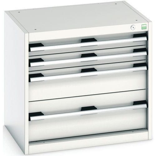 Verkstedskap med skuffer Cubio SL-656-4.1 – Bott