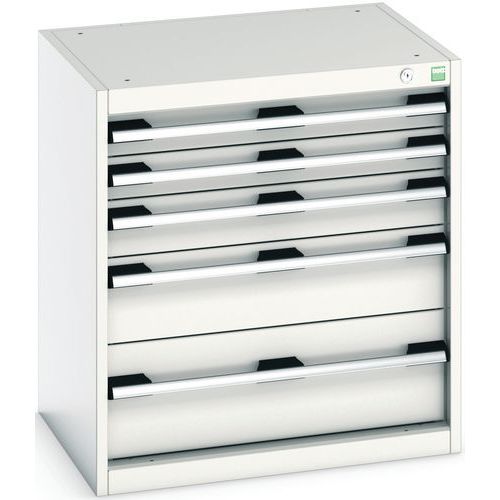Verkstedskap med skuffer Cubio SL-657-5.1 – Bott
