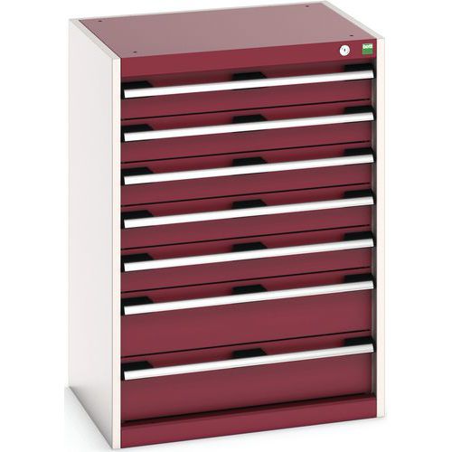Verkstedskap med skuffer Cubio SL-659-7.1 – Bott