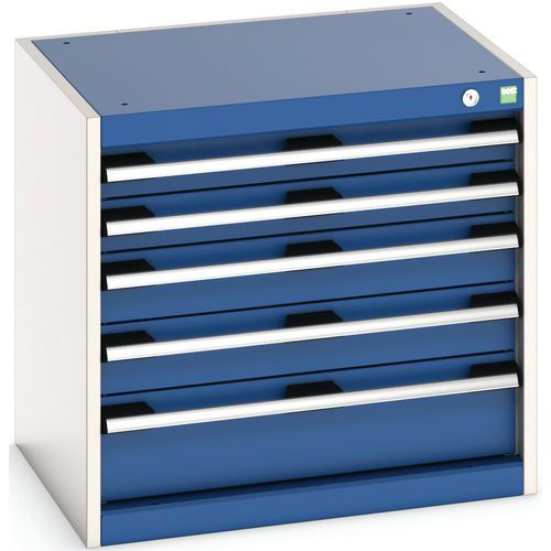 Verkstedskap med skuffer Cubio SL-666-5 – Bott