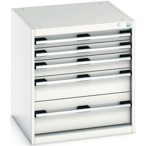 Verkstedskap med skuffer Bott SL-66 – høyde 80 cm