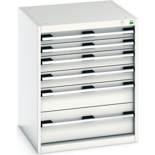 Kombinert skap Cubio SL 650x650x1000 mm – Bott