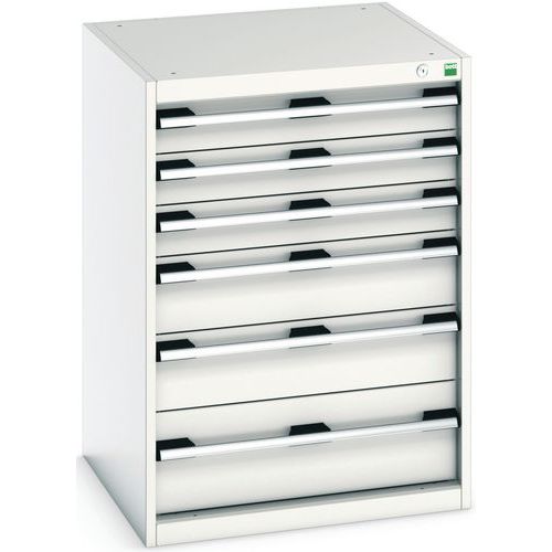 Skap med skuffer Cubio 1200x650x650 mm – Bott